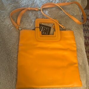 TMRW Studio crossbody bag in Papaya. NWT